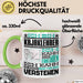 Kajaklehrer Geschenk Kaffee-Tasse Geschenkidee für Kajaklehrer Ich Bin Kajaklehrer Ich Kann Es Dir Erklären Jedoch Nicht Für Dich Verstehen Spruch Lustig Grün Trendation