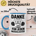 Fußballtrainer Fußballteam Tasse Geschenk Lustige Geschenkidee Spruch Danke Für Jeden Muskelkater Blau Trendation