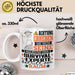 Survival-Experte Geschenk Tasse Lustiger Spruch Erheben Sie Sich Der Survival-Experte Betritt den Raum Weiß Trendation