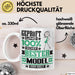Model Geschenk Lustiger Spruch für Model Geschenkidee Bester Model Der Welt Weiß Trendation