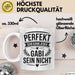 Gabi Tasse Geschenk Perfekt Sein Kann Jeder Geschenkidee Geburtstag Weiß Trendation