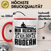 Mir Reichts Ich Geh Rudern Tasse Geschenk Für Ruderer Kaffee-Becher Rot Trendation