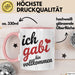 Gabi Tasse Geschenk Ich Bin Vollkommen Gabi Geschenkidee Geburtstag Rosa Trendation