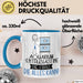 Aquarium-Enthusiastin Geschenk Tasse Becher Die Frau Die Allen Kann Geschenkidee für eine Aquarium-Enthusiastin Lustig Blau Trendation