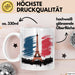 Frankreich Flagge Paris Eiffelturm Tasse Geschenk Lustige Geschenkidee Spruch Weiß Trendation