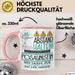 Posaunistin Tasse Geschenk Lustig Abstand Halten Hochleistungs-Posaunistin Mit Drang Zur Perfektion Bei Der Arbeit Rosa Trendation