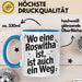 Roswitha Tasse Geschenk Wo Eine Roswitha Ist Ist Auch Ein Weg Geschenkidee Becher mit Name Blau Trendation