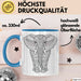 Elefant Mandala Tasse Geschenk Lustige Geschenkidee Spruch Blau Trendation