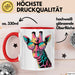 Giraffe Mit Sonnenbrille Tasse Geschenk Lustige Geschenkidee Spruch Rot Trendation