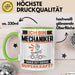 Mechaniker Tasse Geschenk für Mechaniker Geburtstag Lustiger Spruch Kaffee-Becher Was Ist Deine Superkraft Grün Trendation