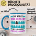 Büroarbeit Kollege Tasse Geschenk Lustige Geschenkidee Spruch Du Wirst Uns Fehlen Alles Gute Für Die Zukunft Blau Trendation
