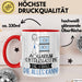 Aquarium-Enthusiastin Geschenk Tasse Becher Die Frau Die Allen Kann Geschenkidee für eine Aquarium-Enthusiastin Lustig Rot Trendation