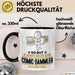 Comic-Sammler Geschenk Tasse So Gut Kann Nur Ein Comic-Sammler Aussehen Geschenkidee Kaffee-Becher Schwarz Trendation