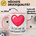 Entschuldigung Tasse Es Tur Mir So Leid Geschenkidee Sorry Becher Rosa Trendation