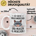 Sarkastische Katze Tasse Geschenk Lustige Geschenkidee Ich Hasse Morgenmenschen und morgen Weiß Trendation