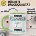 Posaunistin Tasse Geschenk Ich Bin Posaunistin Warum Weil Ich Es Kann Geschenkidee Geburtstag Grün Trendation