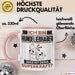 Hundeliebhaber Tasse Geschenk für Hundeliebhaber Geburtstag Lustiger Spruch Kaffee-Becher Was Ist Deine Superkraft Rosa Trendation