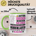 Hürdenläufer Geschenk Tasse Lustiger Spruch Erheben Sie Sich Der Hürdenläufer Betritt den Raum Grün Trendation