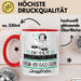 Drum-and-Bass-DJane Geschenk Tasse So Gut Kann Nur Eine Drum-and-Bass-DJane Aussehen Geschenkidee Geburtstag Weihnachten Lustig Rot Trendation