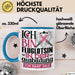 Fluglotsin Ausbildung Start Geschenk Tasse Ich Bin Fluglotsin In Der Ausbildung Ich Darf Das Kaffee-Becher Geschenkidee Blau Trendation