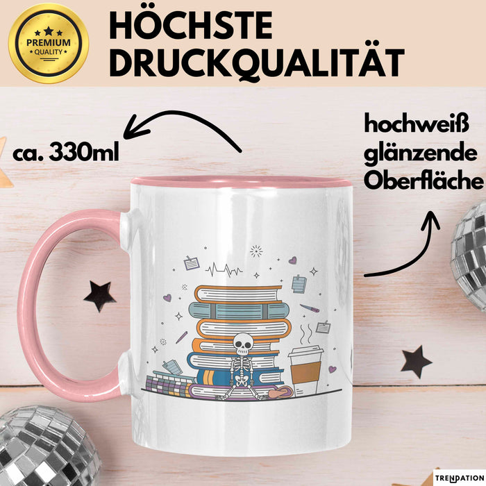 Medizinstudent Tasse Geschenk Lustige Geschenkidee Spruch Für Zukünftige Ärzte Rosa Trendation