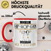 Hip-Hop-Fan Tasse Geschenk Ich Bin Hip-Hop-Fan Warum Weil Ich Es Kann Geschenkidee Geburtstag Rot Trendation