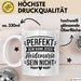 Heidemarie Tasse Geschenk Perfekt Sein Kann Jeder Geschenkidee Geburtstag Weiß Trendation