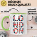 England Flagge London Tasse Geschenk Lustige Geschenkidee Spruch Grün Trendation