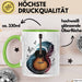 Gitarrist Tasse Geschenkidee für Gitarrenmusiker Grün Trendation
