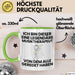 Musiktherapeut Geschenk Tasse Lustige Geschenkidee Geburtstag für Musiktherapeut Ich Bin Dieser Legendäre Musiktherapeut Von Dem Alle Geredet Haben Kaffee-Becher Grün Trendation
