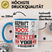 Yogi Geschenk Lustiger Spruch für Yogi Geschenkidee Bester Yogi Der Welt Blau Trendation