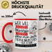 Tierheimunterstützerin Tasse Geschenk Spruch Wer Will Schon Prinzessin Sein Wenn Man Auch Tierheimunterstützerin Sein Kann Rot Trendation