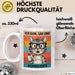 Deutschlehrer Unterricht Tasse Geschenk Lustige Geschenkidee Spruch Ich Kam Sah Und Korrigierte Weiß Trendation