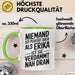 Erika Tasse Geschenk Niemand Ist Perfekt Erika Verdammt Nah Dran Geschenkidee Grün Trendation