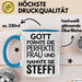 Steffi Tasse Geschenk Gott Formte Die Perfekte Frau Steffi Geschenkidee Blau Trendation