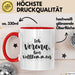Verena Tasse Ich Verena, Bin Vollkommen Geschenk Rot Trendation