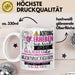 Musikbibliothekarin Tasse Geschenk Lustiger Spruch Bitte Erheben Sie Sich Seine Majestät Die Musikbibliothekarin Betritt Den Raum Weiß Trendation