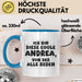 Andrea Tasse Ich Bin Diese Coole Andrea, Von Der Alle Reden Geschenk Blau Trendation