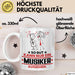 Musiker Geschenk Tasse So Gut Kann Nur Ein Musiker Aussehen Geschenkidee Kaffee-Becher Weiß Trendation