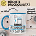 Geschenk für Aquarianerin Tasse Lustige Geschenkidee Geburtstag Ich Bin Aquarianerin Ich Darf Das Blau Trendation