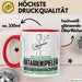 Gitarrenspieler Geschenk Tasse Ich Bin Gitarrenspieler Aber Sag Doch Einfach Superheld Lustige Geschenkdiee für Gitarrenspieler Kaffee-Becher Rot Trendation
