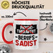 Physiotherapeut Physiotherapie Tasse Geschenk Lustige Geschenkidee Spruch Physiotherapeut Berufs Sadist Rot Trendation