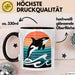 Wal Tier Tasse Geschenk Lustige Geschenkidee Spruch Schwarz Trendation