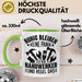Handweker Tasse Geschenk Ruhig Bleiben Ich Bin Handwerker Und Regel Das Geschenkidee Grün Trendation