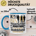 Veranstaltungskauffrau Ausbildung Start Geschenk Tasse Ich Bin Veranstaltungskauffrau In Der Ausbildung Ich Darf Das Kaffee-Becher Geschenkidee Blau Trendation