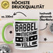 Babbel Mich Net Voll Geschenk Tasse Frankfurt Hessen Dialekt Kaffee-Becher Geschenkidee Büro-Tasse Kollegen Grün Trendation