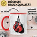 Boxer Tasse Geschenkidee für Kampfchampion Rot Trendation