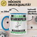 Gitarrenspieler Tasse Geschenk für Gitarrenspieler Geburtstag Lustiger Spruch Kaffee-Becher Was Ist Deine Superkraft Blau Trendation