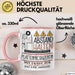 Plattenproduzentin Tasse Geschenk Lustig Abstand Halten Hochleistungs-Plattenproduzentin Mit Drang Zur Perfektion Bei Der Arbeit Rosa Trendation