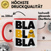 Sarkasmus Tasse Geschenkidee Bla Sarkastischer Humor Rot Trendation
